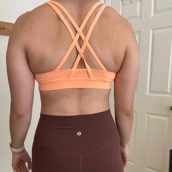 Lululemon Energy Bra *LIMITED EDITION* Seawheeze 2020 in Florid Orange - Picture 5 of 7